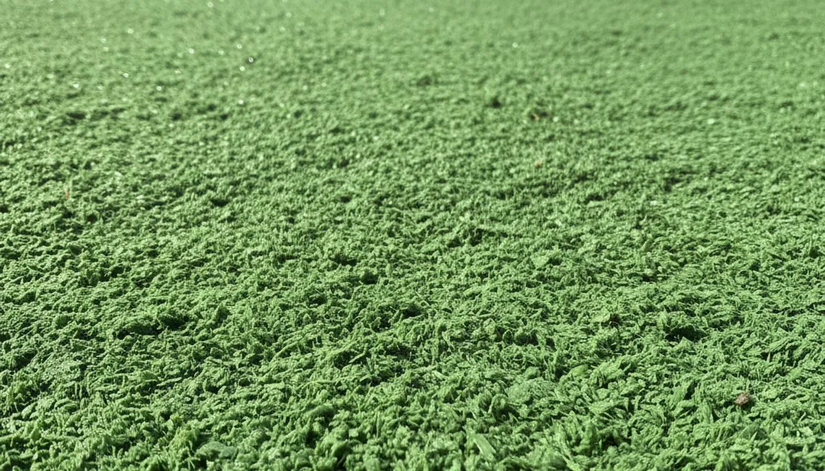 Fresh hydroseed lawn application by Chop Chop Landscaping in Indianapolis IN showing even green coverage