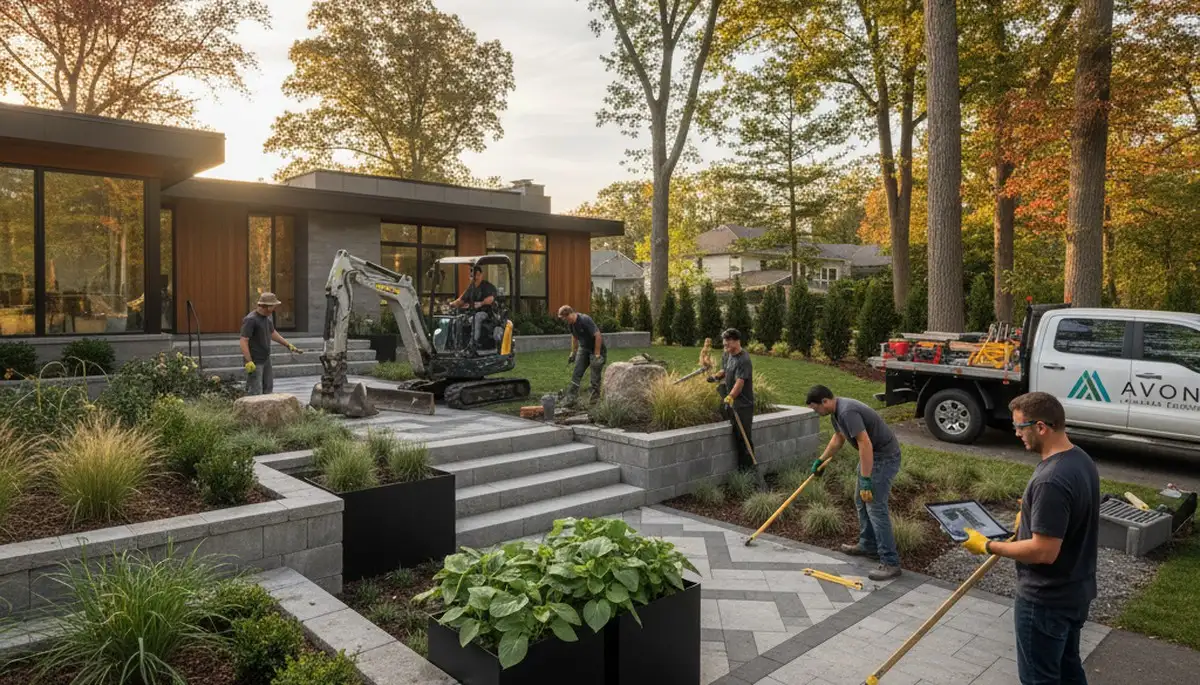 Landscaping services in Indianapolis, IN for residential yard design and maintenance