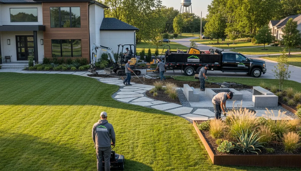 Landscaping design and maintenance services in Indianapolis, IN for residential and commercial properties