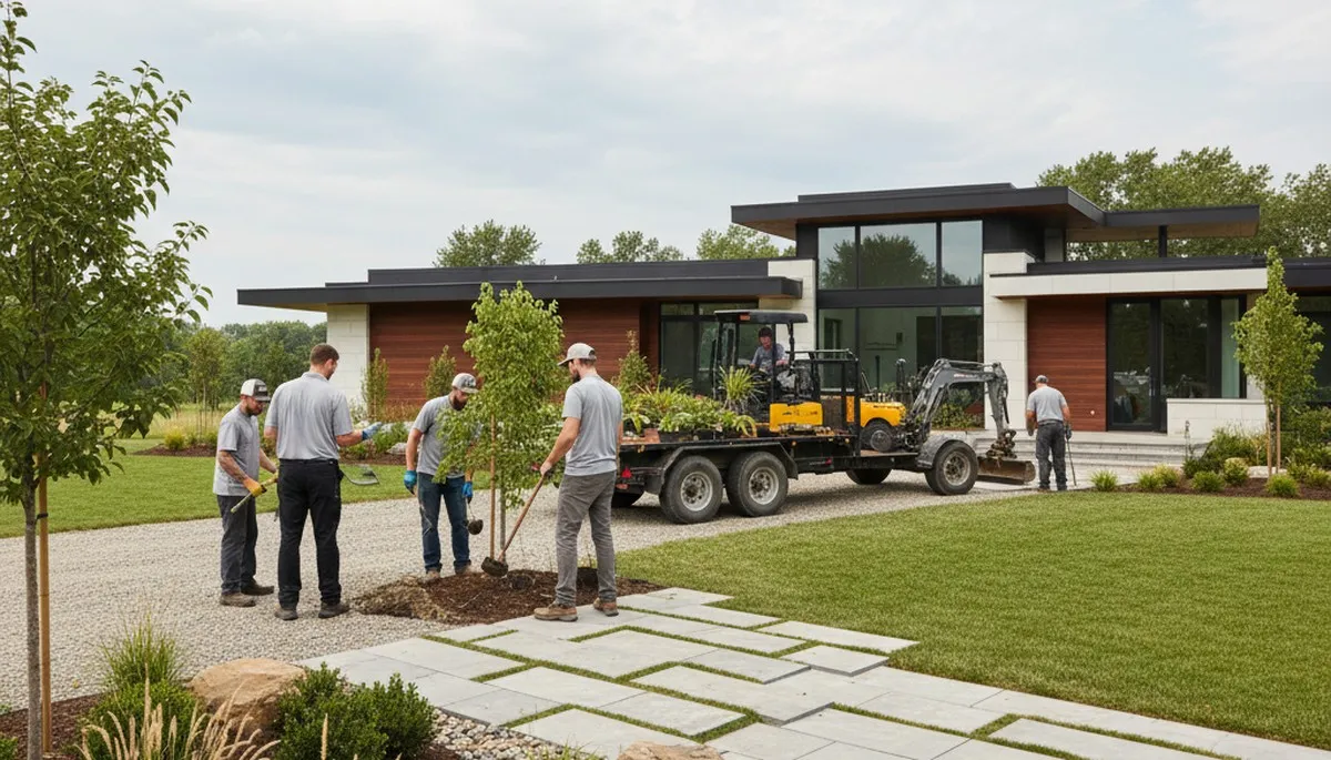 Landscaping services in Indianapolis, IN for professional yard design, maintenance, and outdoor improvement