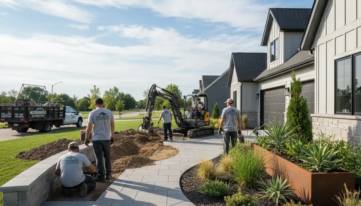 Landscaping services in Indianapolis, IN for custom landscape design and property maintenance