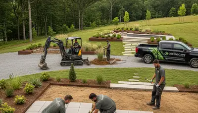 Landscaping service in Indianapolis, IN for custom yard design and lawn care