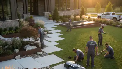 Landscaping design services in Indianapolis, IN for residential and commercial outdoor spaces